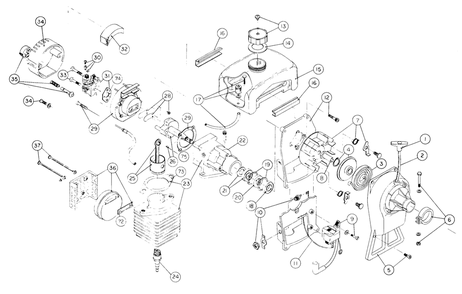 Part Location Diagram of 682507 Lawn Boy Piston Ring Set